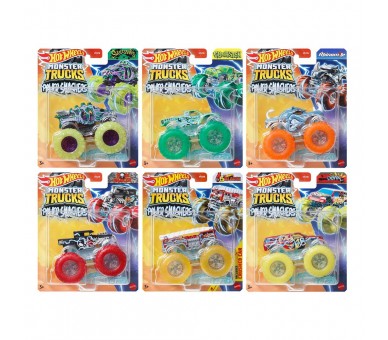 Camion metal Power Smashers Monster Trucks Hot Wheels surtido