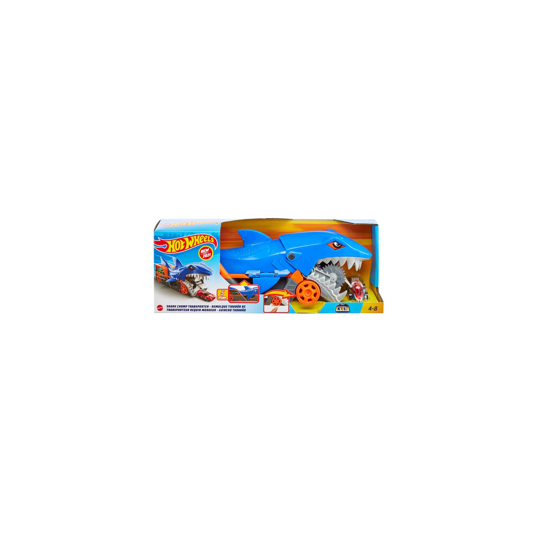 Remolque Tiburon Mastica Coches Hot Wheels