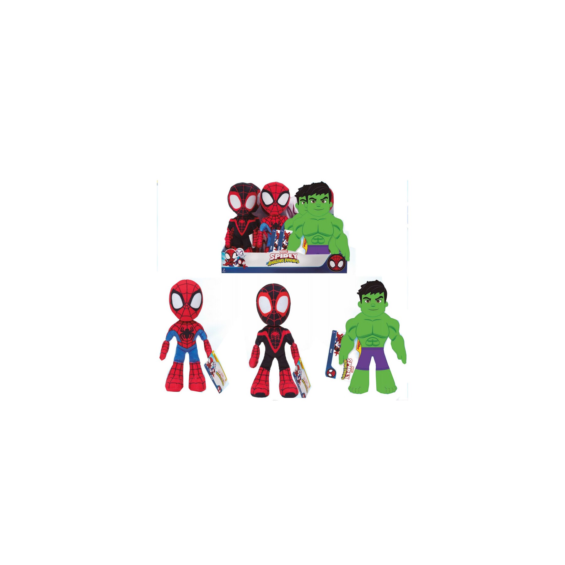 Peluche Spidey Amazing Friends Marvel surtido 23cm