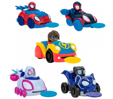 Vehiculo Lanza Disco Spidey Amazing Friends Marvel surtido