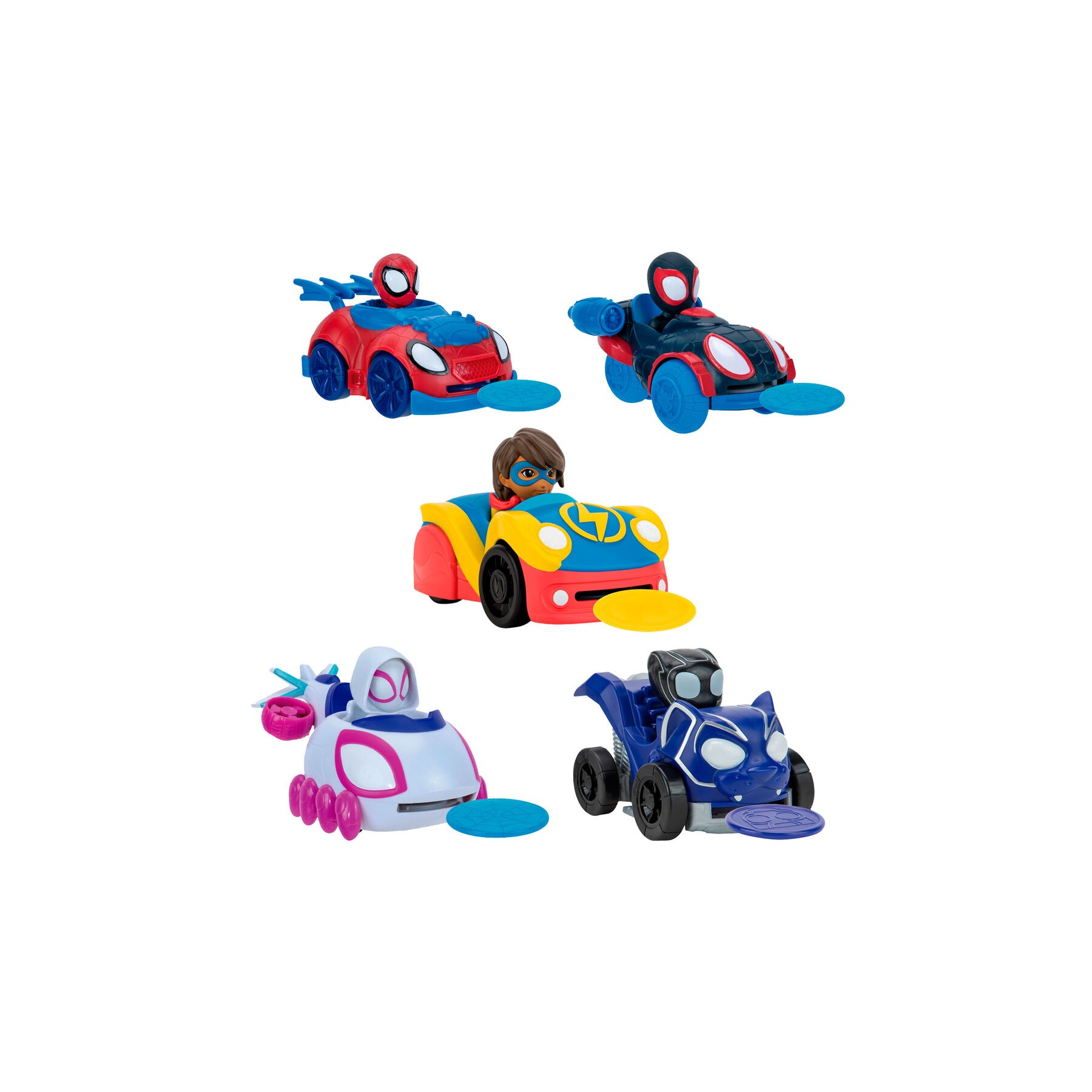 Vehiculo Lanza Disco Spidey Amazing Friends Marvel surtido