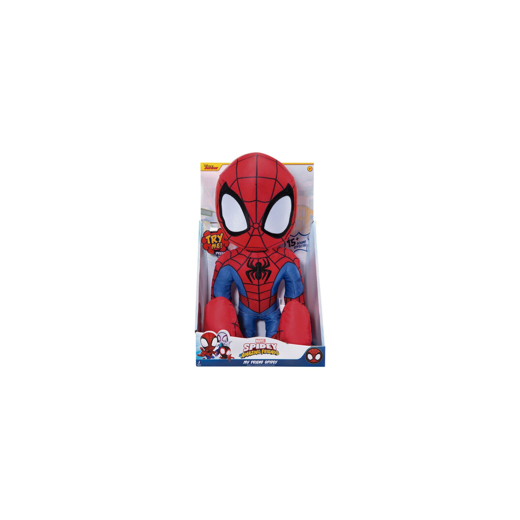Peluche Spidey Amazing Friends Marvel 40cm sonido