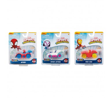 Vehiculo Amazing Metal Spidey Marvel surtido