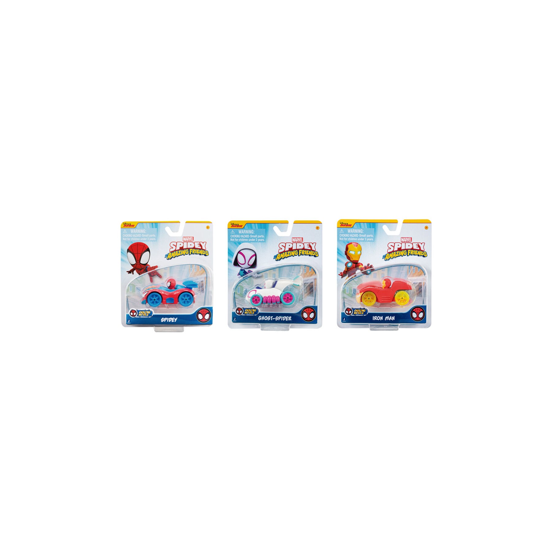 Vehiculo Amazing Metal Spidey Marvel surtido