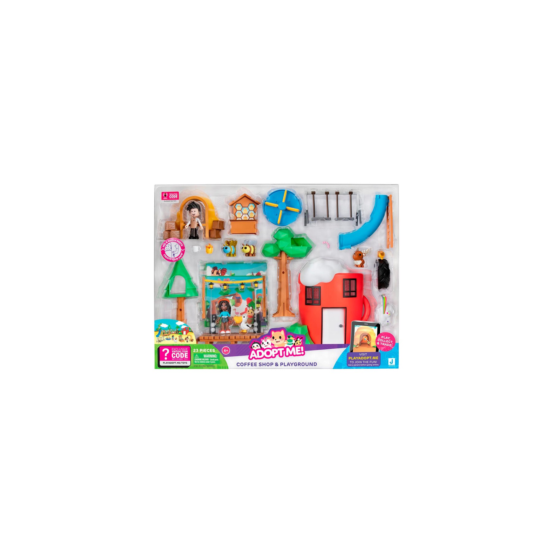 Playset Cafetería y parque infantil Adopt Me!