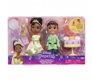Muñeca Tiana + Naveen Tiana y el Sapo Disney 15cm