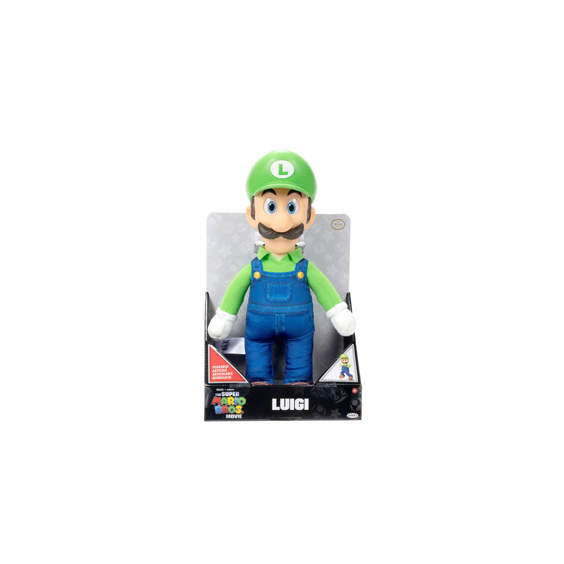 Peluche Luigi La Pelicula Super Mario Bros 30cm