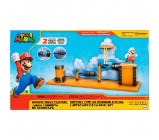 Playset Cubierta de la aeronave Super Mario Bros