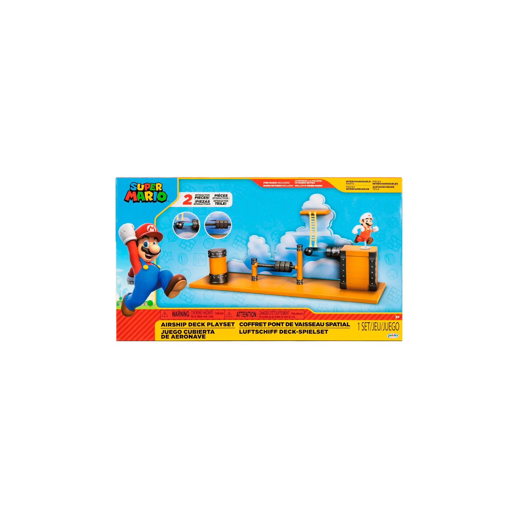 Playset Cubierta de la aeronave Super Mario Bros