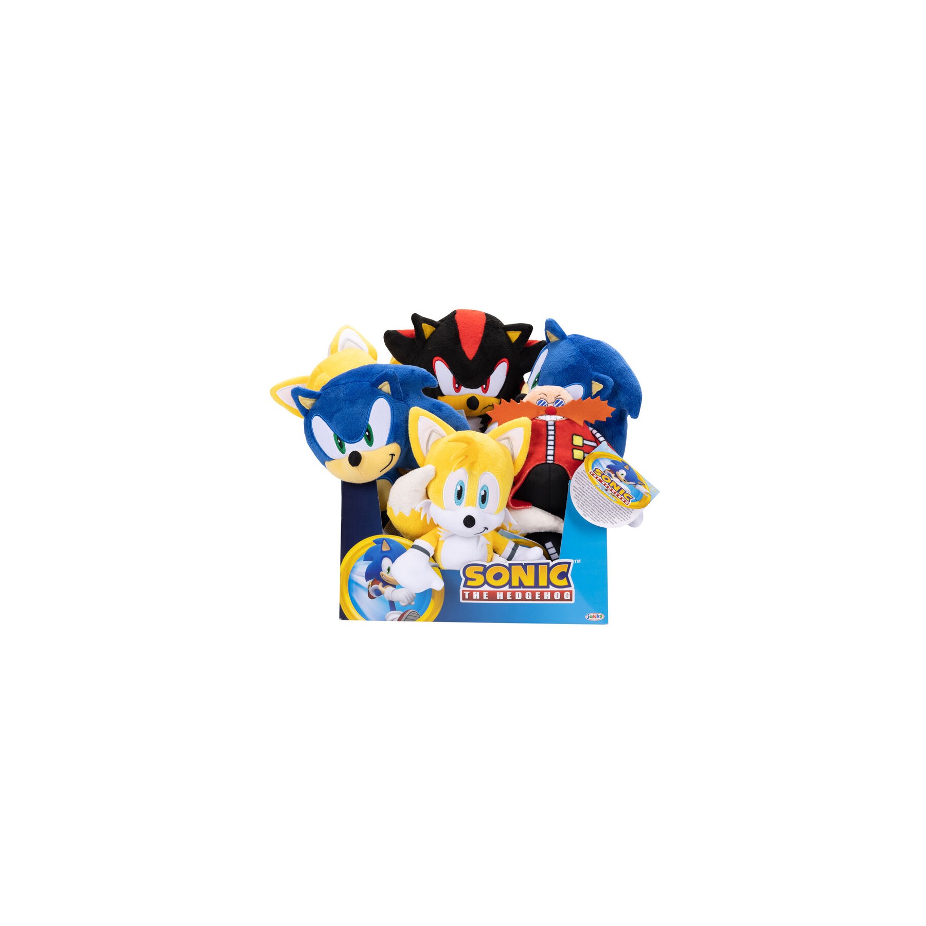 Peluche serie 10 Sonic the Hedgehog 23cm surtido