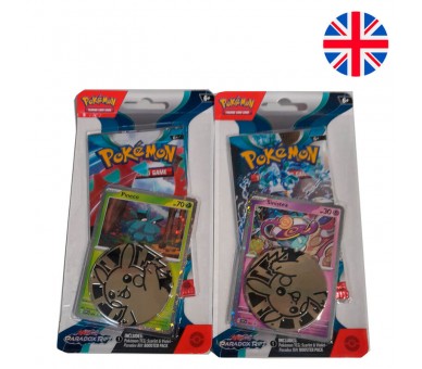 Blister juego cartas coleccionables Paradox Rift Scarlet & Violet Pokemon ingles surtido