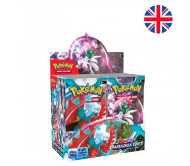Sobre juego cartas coleccionables Pokemon SV4 Paradox Rift ingles