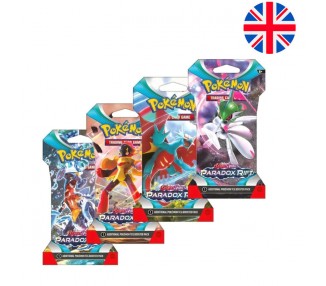 Sobre juego cartas coleccionables Paradox Rift Scarlet & Violet Pokemon surtido ingles