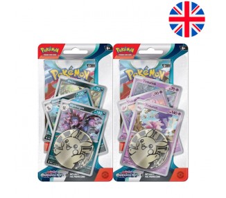 Blister juego cartas coleccionables Paradox Rift Scarlet & Violet Pokemon ingles surtido