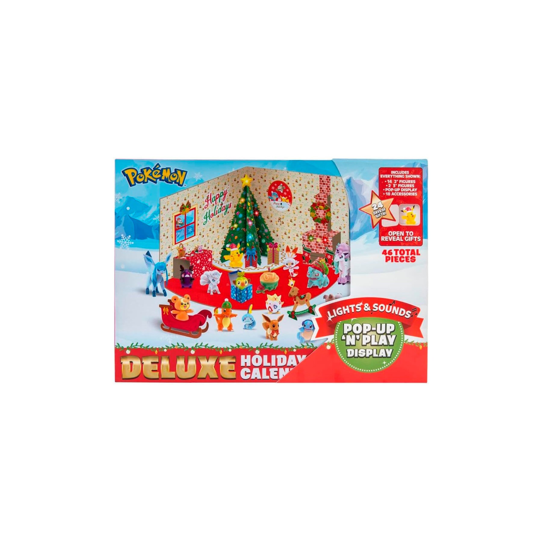 Calendario adviento Deluxe Pokemon luces y sonido