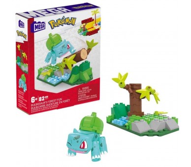 Kit Construccion Mega Construx Bulbasaur Forest Fun Pokemon 82pzs