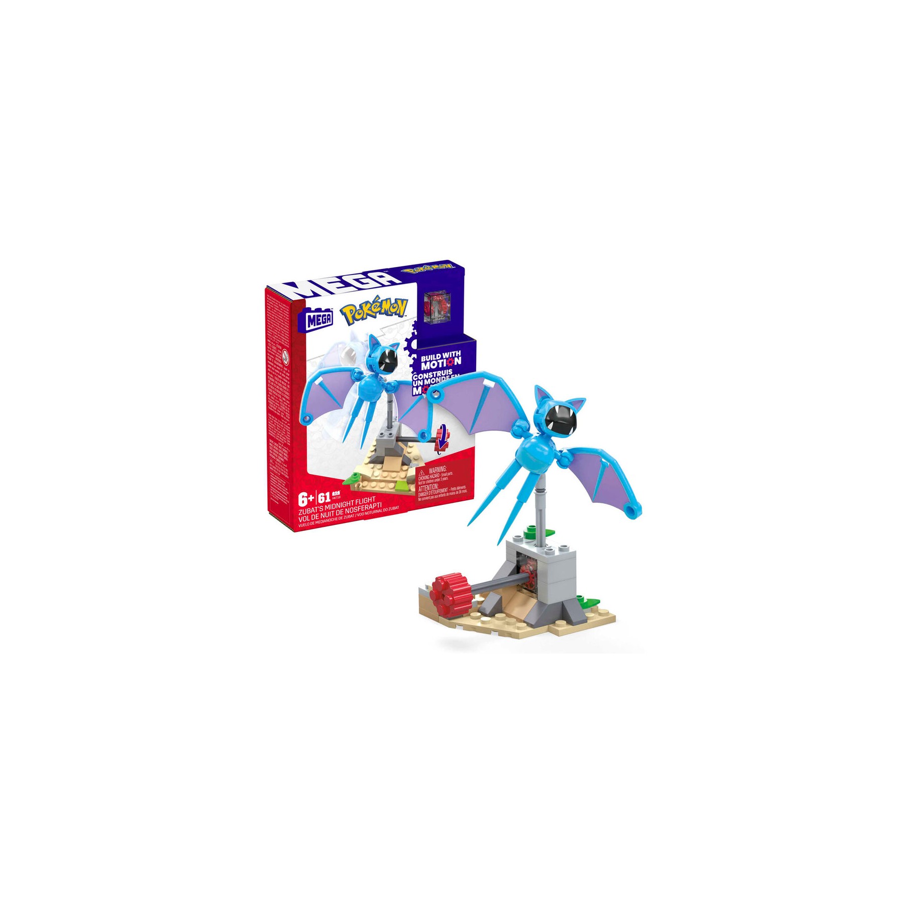 MEGA Construx Zubats Midnight Flight Pokemon
