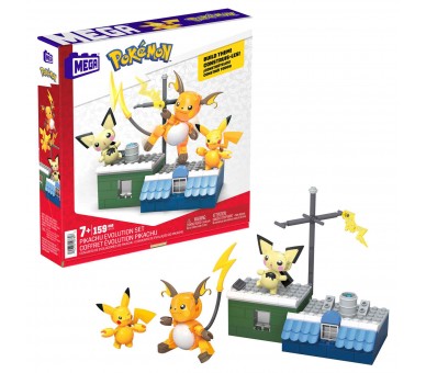 MEGA Construx Evolucion Pikachu Pokemon