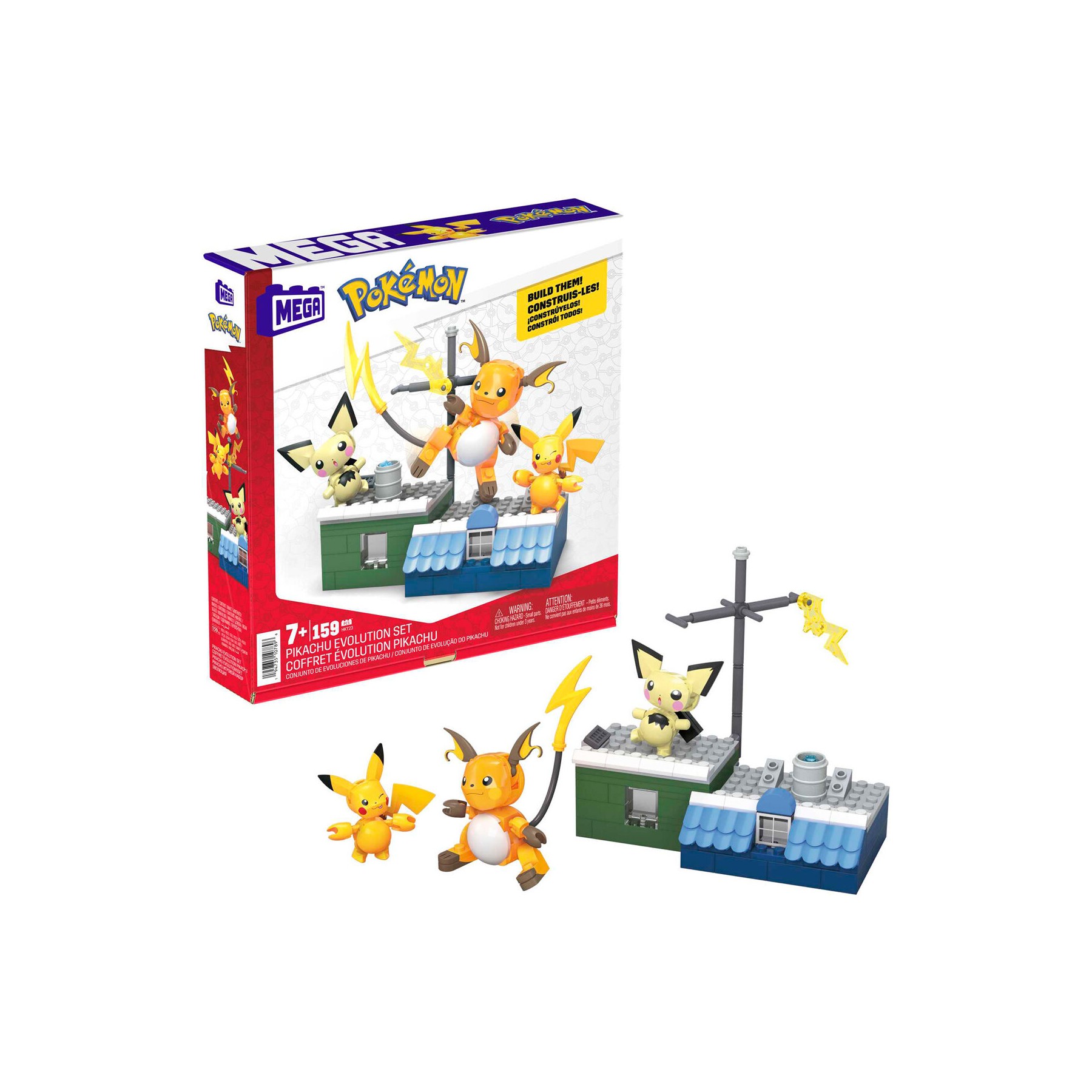 MEGA Construx Evolucion Pikachu Pokemon