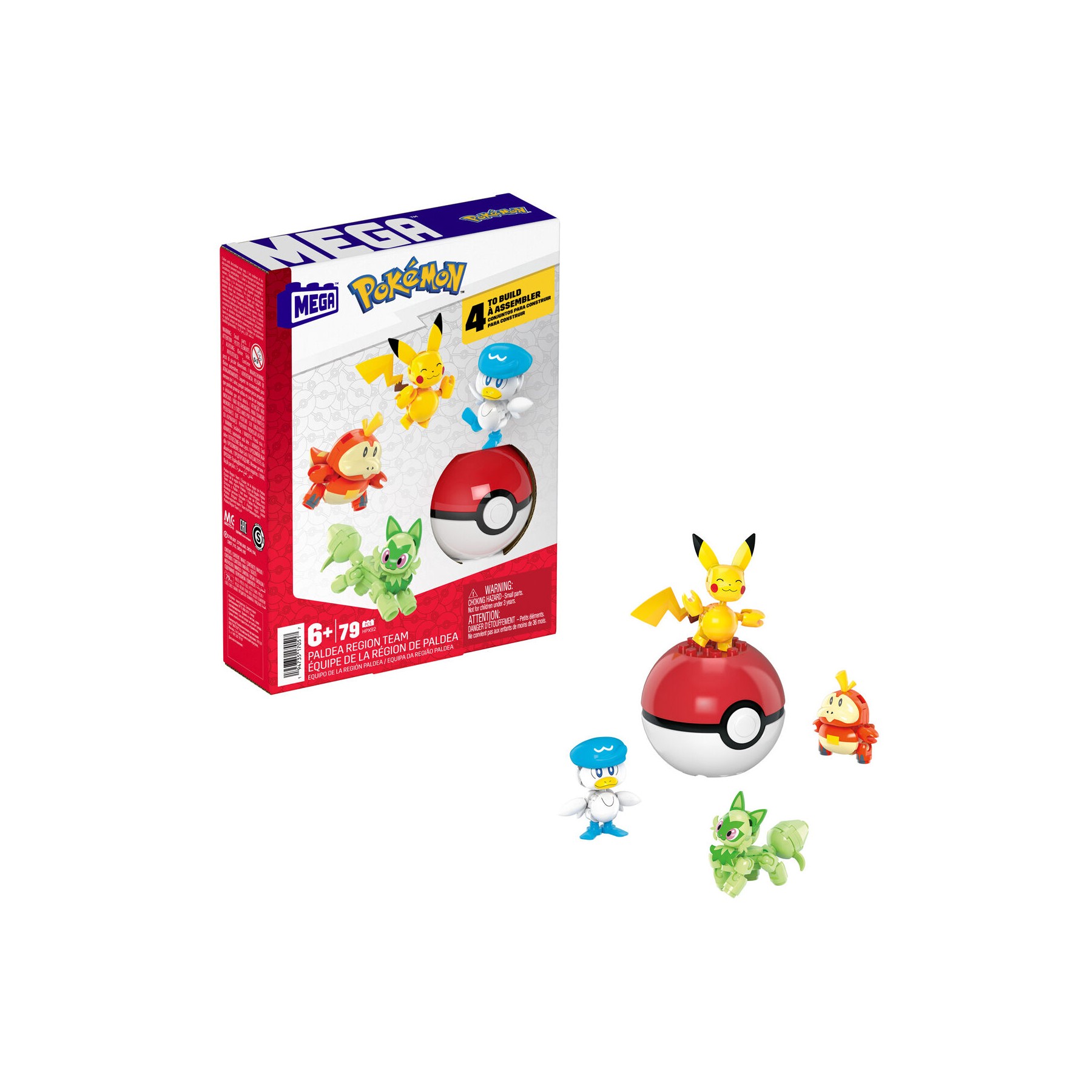 MEGA Construx Equipo Region Paldea Pokemon