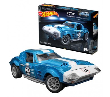 MEGA Construx Coche Corvette Grand Sport del 63 Hot Wheels