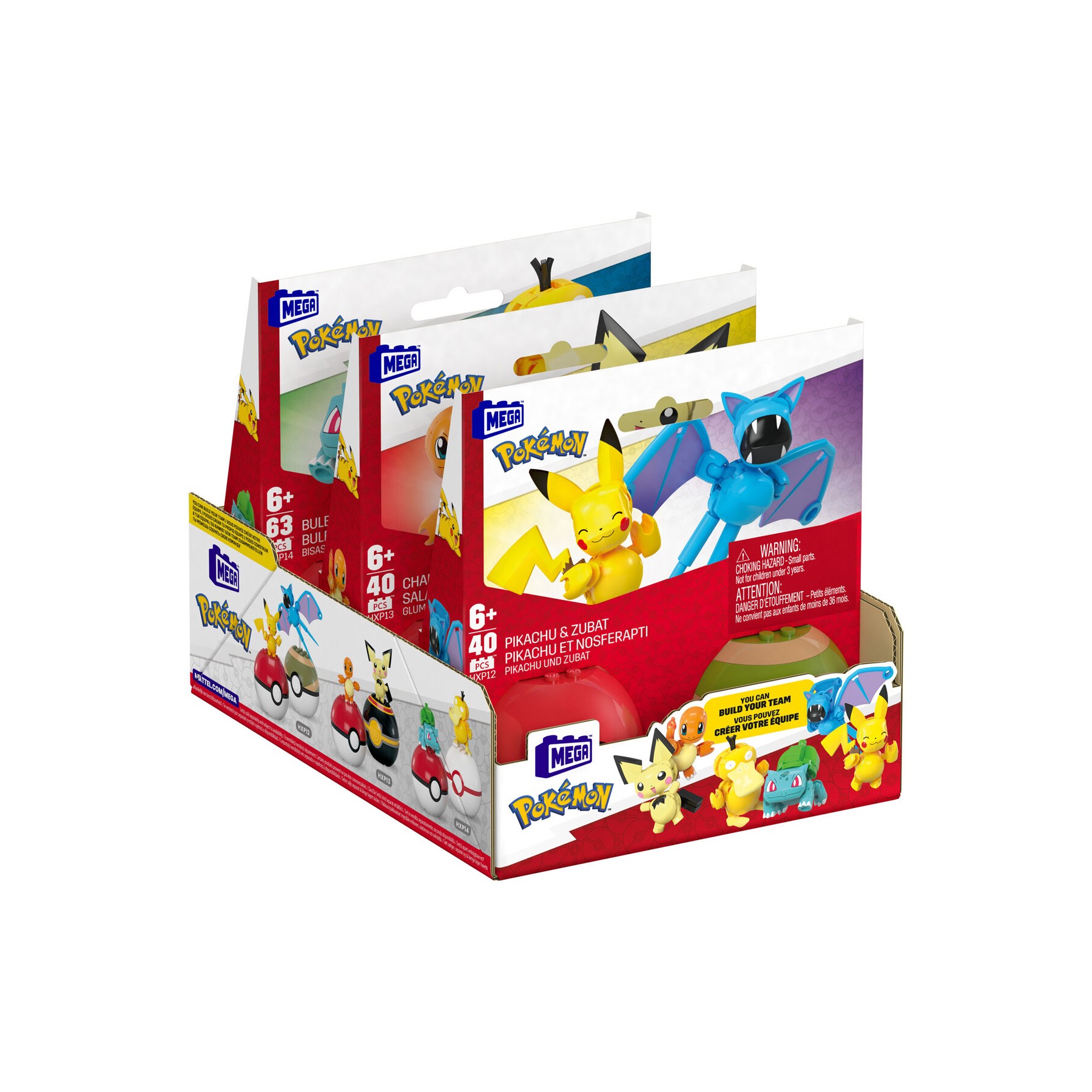 MEGA Construx 2 Pokeballs Pokemon surtido