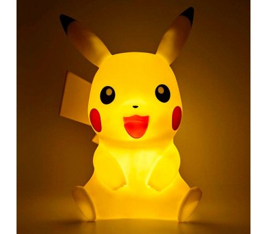 Lampara Led 3D Pikachu Pokemon 40cm
