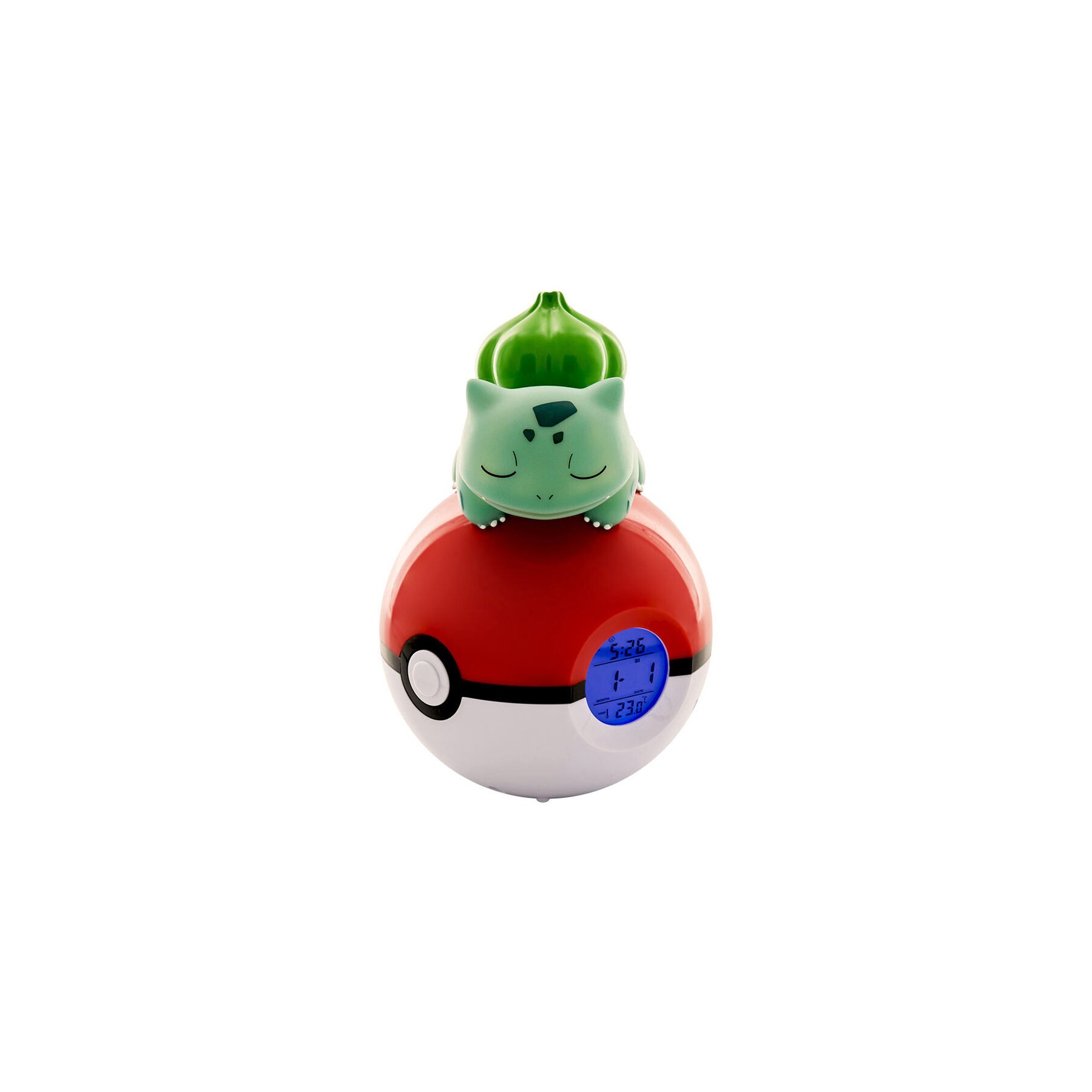 Lampara despertador Led Bulbasaur Pokeball Pokemon