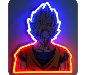 Lampara mural neon Goku Dragon Ball Z