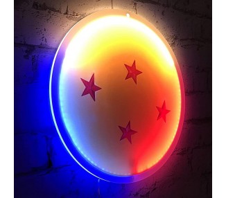 Lampara mural neon Bola de Dragon Dragon Ball Z