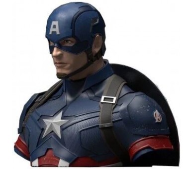 Busto hucha Capitan America Deluxe Endgame Vengadores Avengers Marvel 20cm