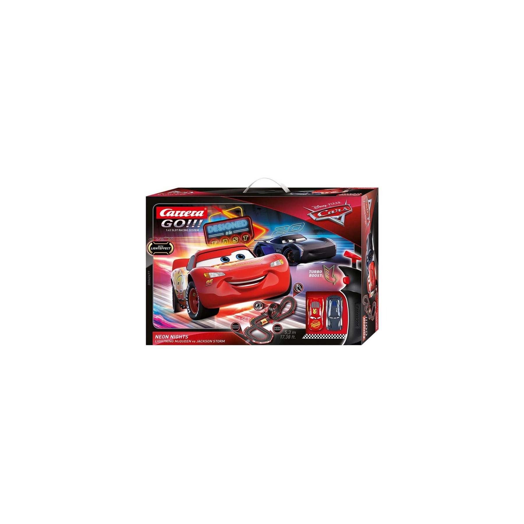 Circuito carreras Rayo & Storm Cars Disney·Pixar luces
