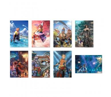 Set 8 tarjetas Final Fantasy X
