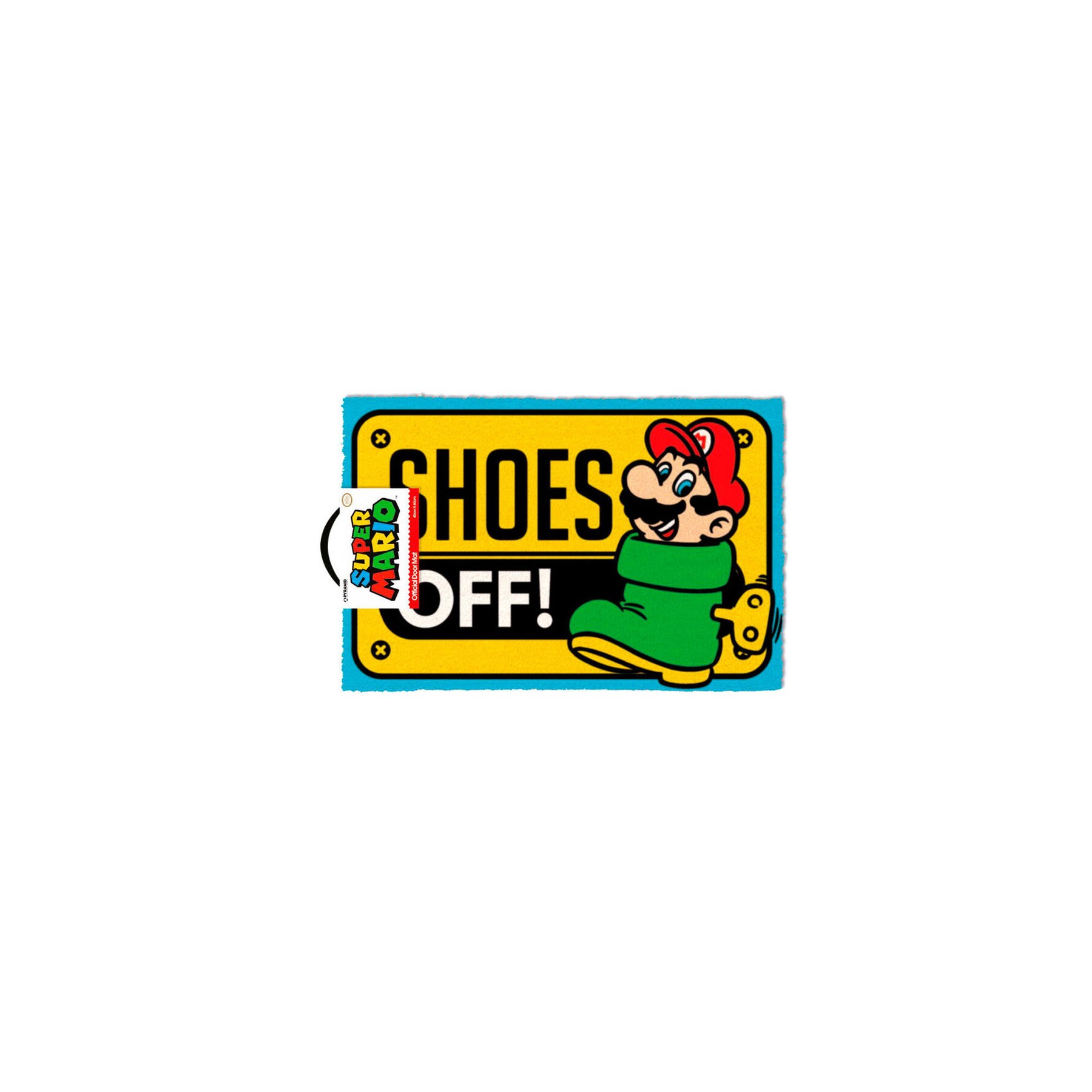 Felpudo Shoes Off Super Mario Nintendo
