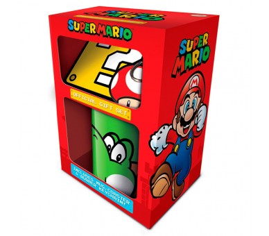 Set Taza + llavero Super Mario Nintendo
