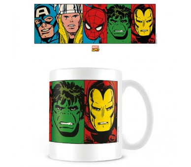 Taza Faces Vengadores Avengers Marvel