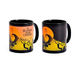 Taza Escena del Cementerio Pesadilla Antes de Navidad Disney 315ml