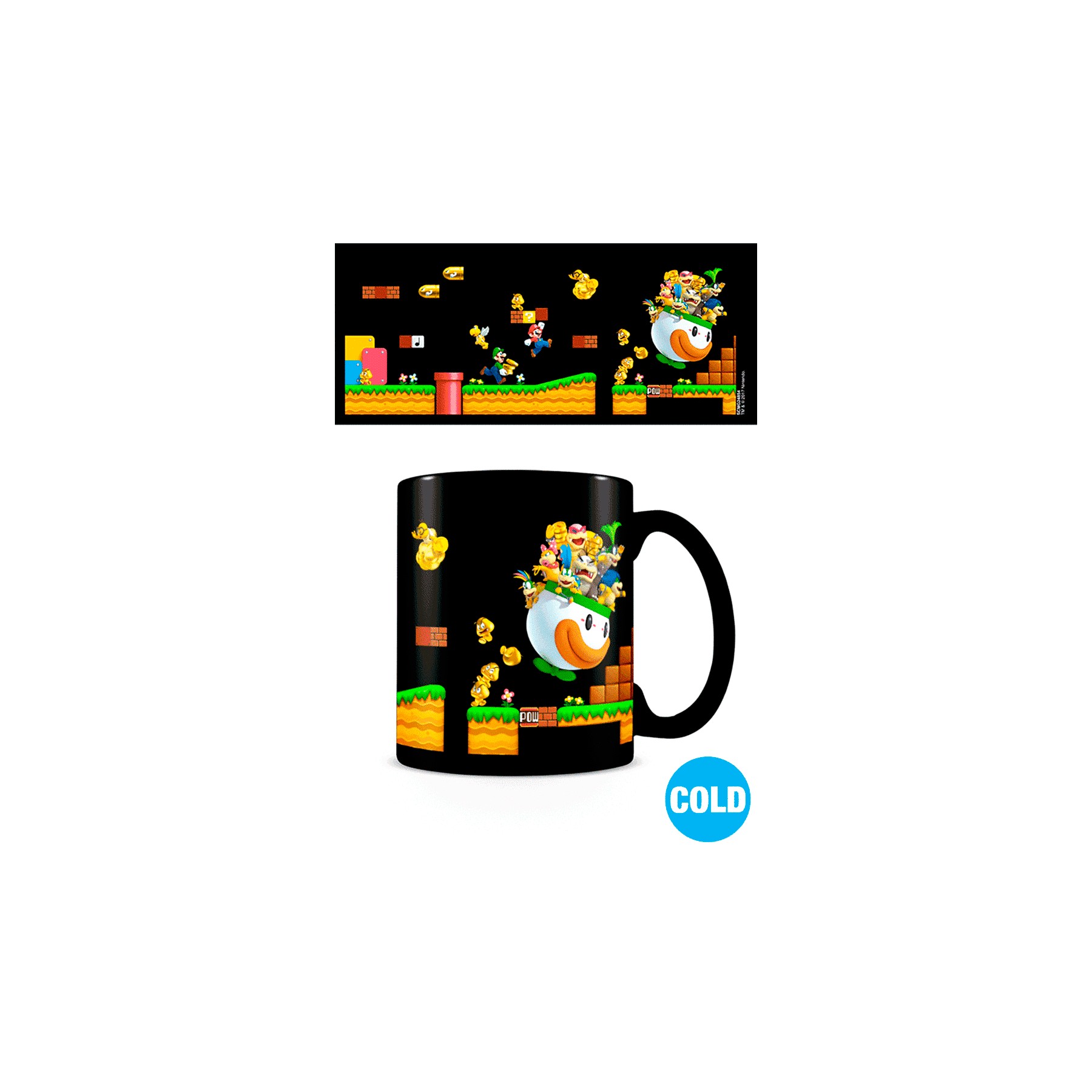 Taza termica Gold Coin Rush Super Mario Nintendo