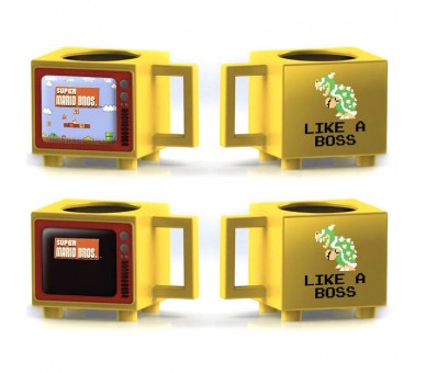 Taza termica Retro TV Super Mario Bros 500ml