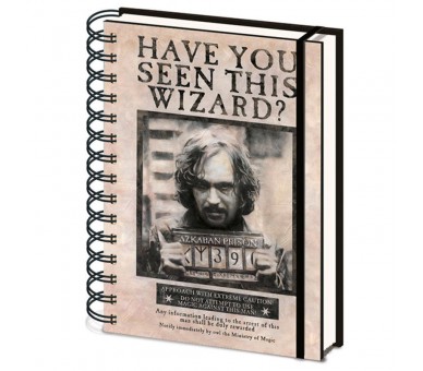 Cuaderno A5 Sirius Black Harry Potter