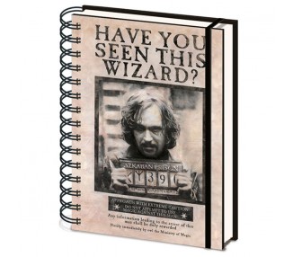 Cuaderno A5 Sirius Black Harry Potter