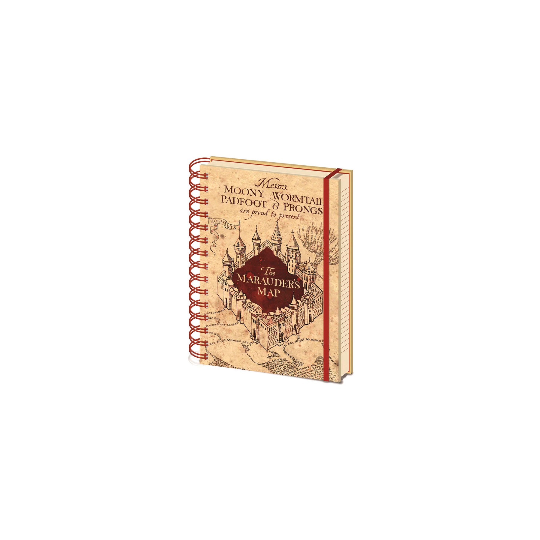 Cuaderno A5 Mapa Merodeador Harry Potter
