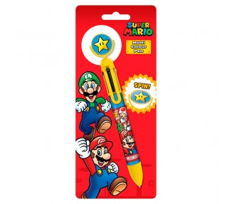 Boligrafo multicolor Super Mario Bros Nintendo
