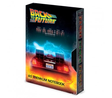 Cuaderno A5 premium VHS Regreso al Futuro