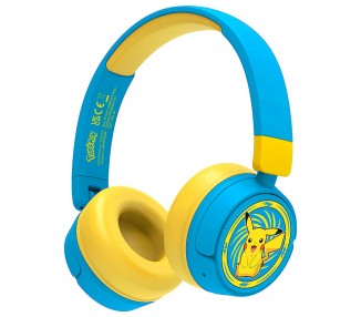 Auriculares inalambricos infantiles Pikachu Pokemon