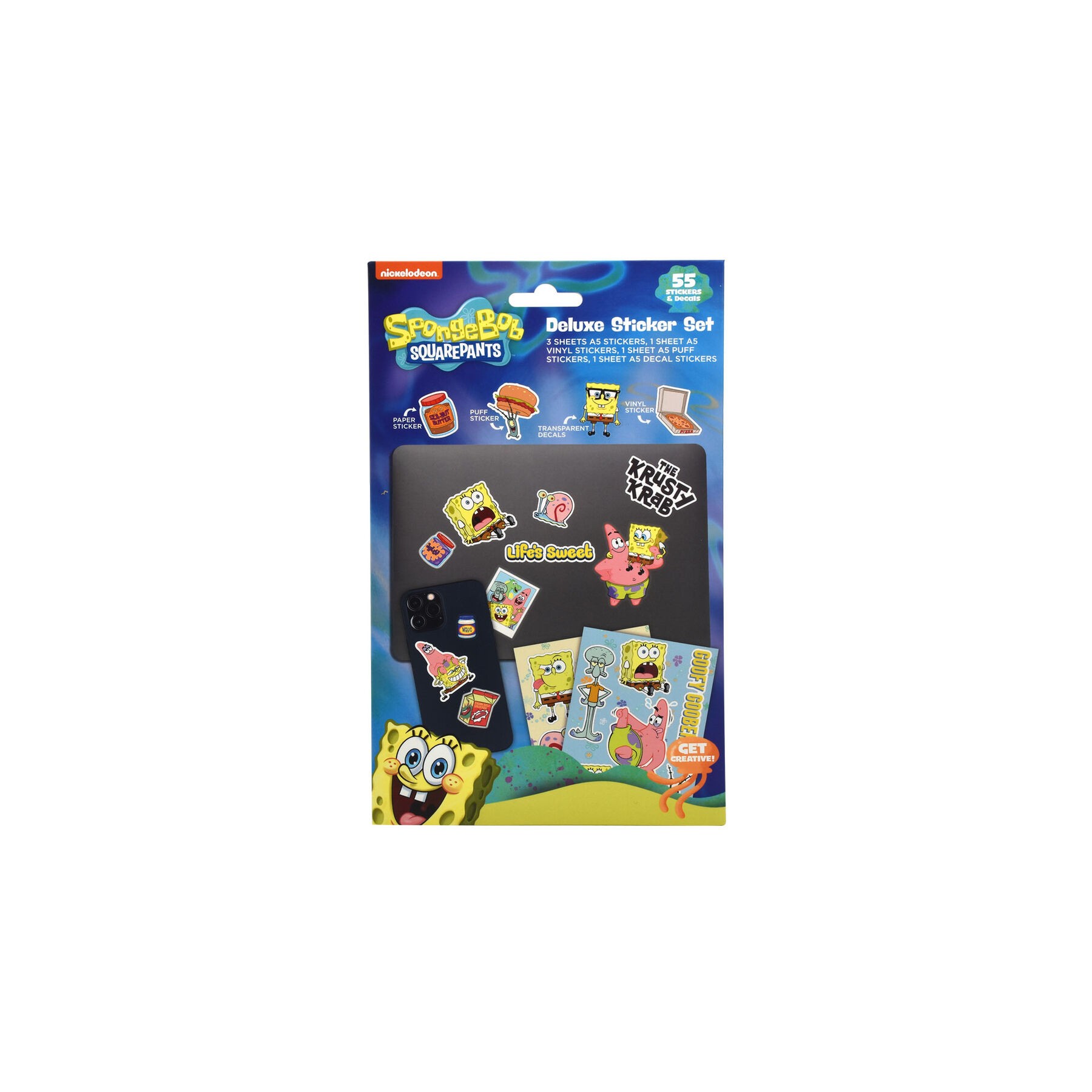 Set pegatinas Bob Esponja