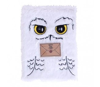 Cuaderno peluche A5 Hedwig Harry Potter