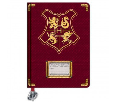 Cuaderno A5 Hogwarts Harry Potter