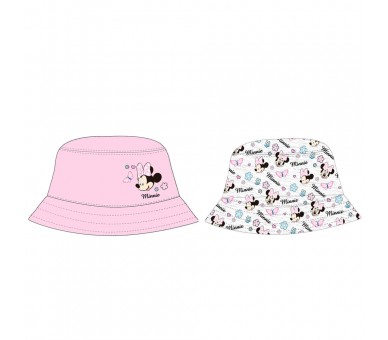 Gorro pesquero bebe Minnie Disney reversible