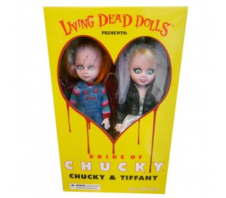 Set 2 muñecos Chucky and Tifanny Living Dead Dolls 25cm